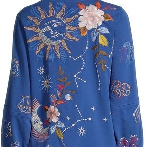 Sz XL Celestin Johnny Was Sun Moon Sweatshirt